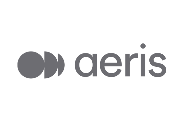 Abriss Logo Aeris Logo – ergonomische Bürostühle und aktives Sitzen
